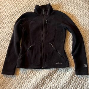 Eddie Bauer Women's Black Fleece Jacket